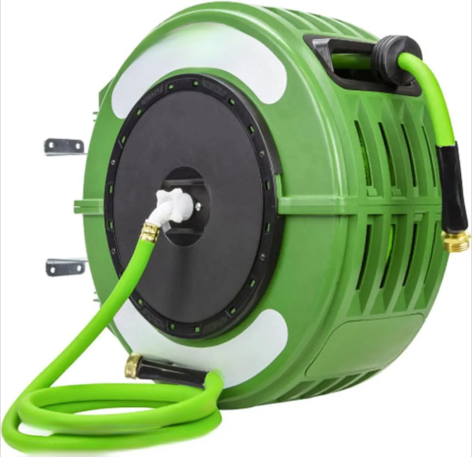 

Heavy Duty Australian Industrial-Designed Garden Reel Built for the Consumer- 180° Swivel