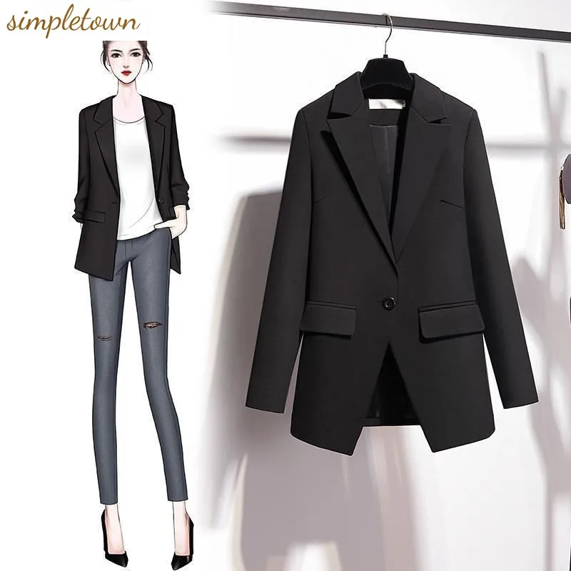 

Foreign Style Suit Jacket 2023 New Spring and Autumn Korean Version Fashionable and Age Reducing Versatile Suit Top