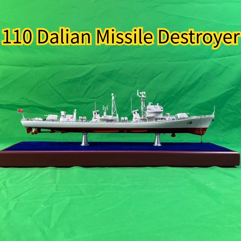 กองทัพเรือจีน 110 Dalian Missile Destroyer รุ่น 051 ประเภททหารโลหะผสมนําทางสําเร็จรูป STATIC Collection เครื่องประดับ