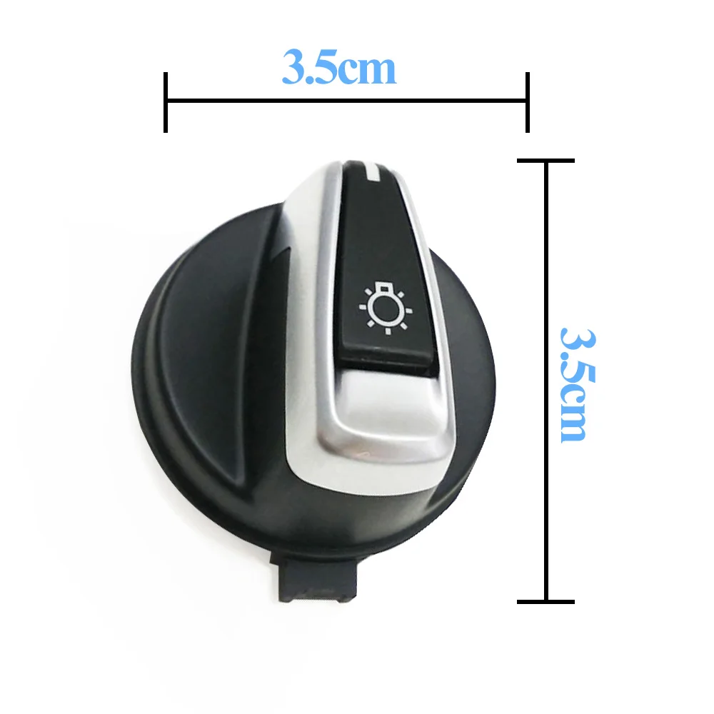 Car Front Headlight Switch Rrotary Headlamp Knob Button Cap For BMW 1 3 X1 Series E84 E87 E88 E82 E90 E91 E92 E93 61316932794