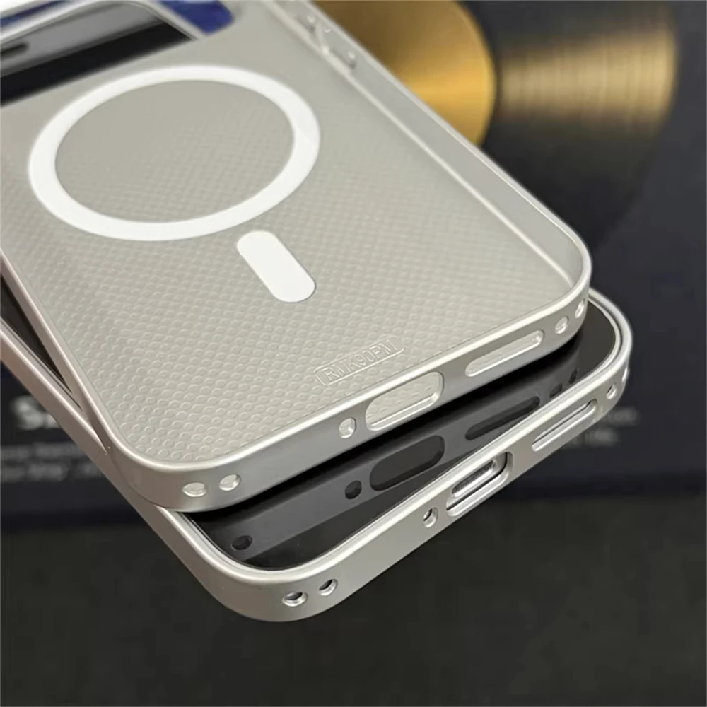 Modische Schutzhülle aus Leinenfaser mit magnetischer Hartschale für Xiaomi Mi 17 Pro Max POCO F9 F8 Ultra, kabelloses Laden, schlanke Hartschale – Detail 6