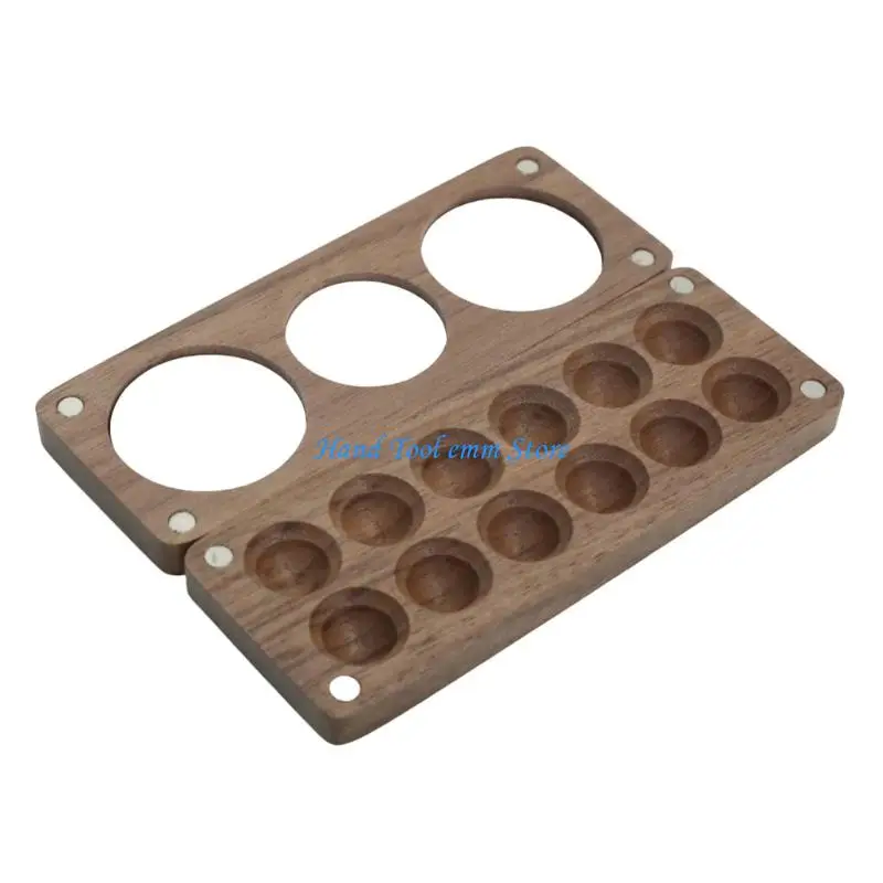 H37F Travel Watercolor Paint Tray Painting Box with Palette Pan Mini Paint Palette