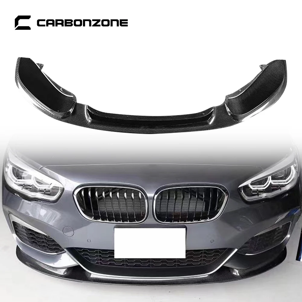 Front Bumper Diffuser 3d style for BMW F20 LCI Carbon Fiber Lip Splitter Body Kit bmw f20 accessories tools