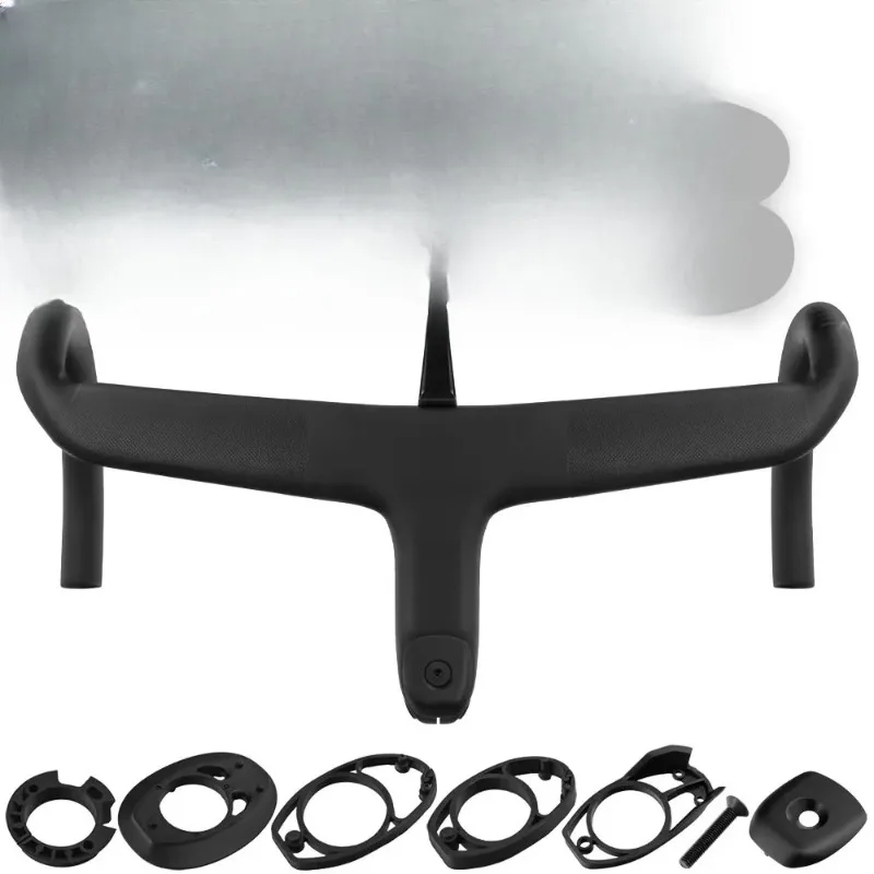 SeeMoree Full Carbon Bike Road Bike Handlebar with Internal Cabling, Sl7/Sl8 Integrated Drop Bar Compatible