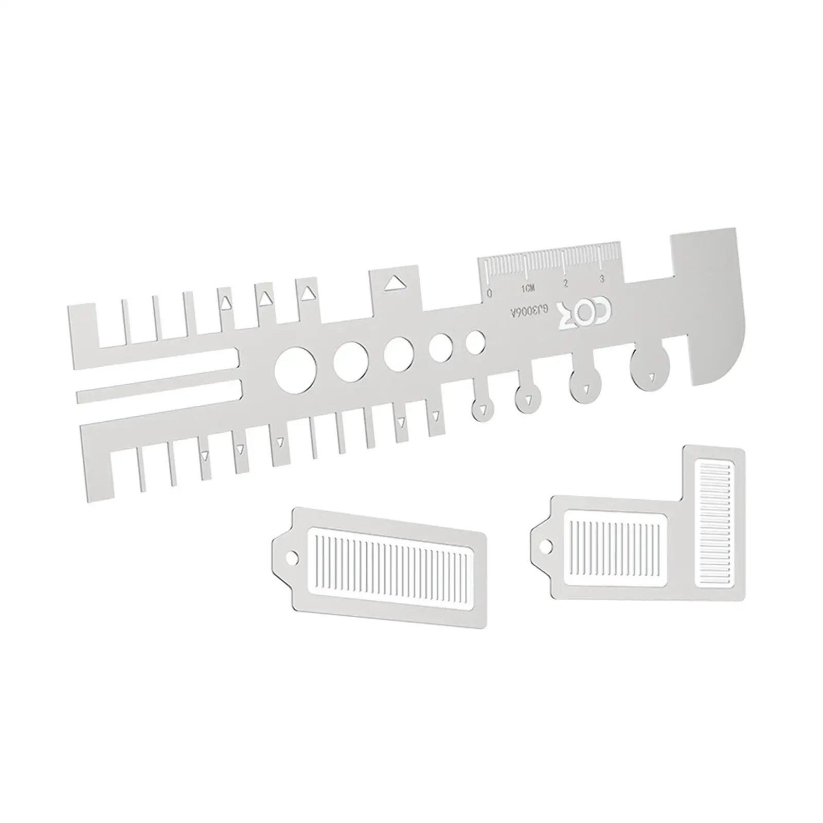 Bending Auxiliary Ruler Metal Hobby Etching Sheet for Crafts Arts Cars