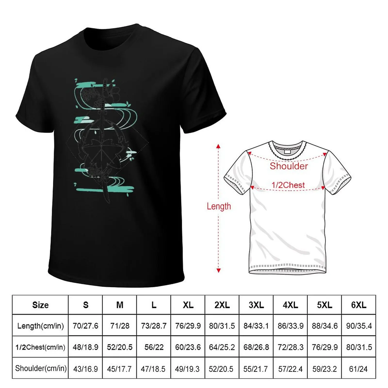 Kaedehara Kazuha Constellation Design T-Shirt Work Style Casual T-Shirt