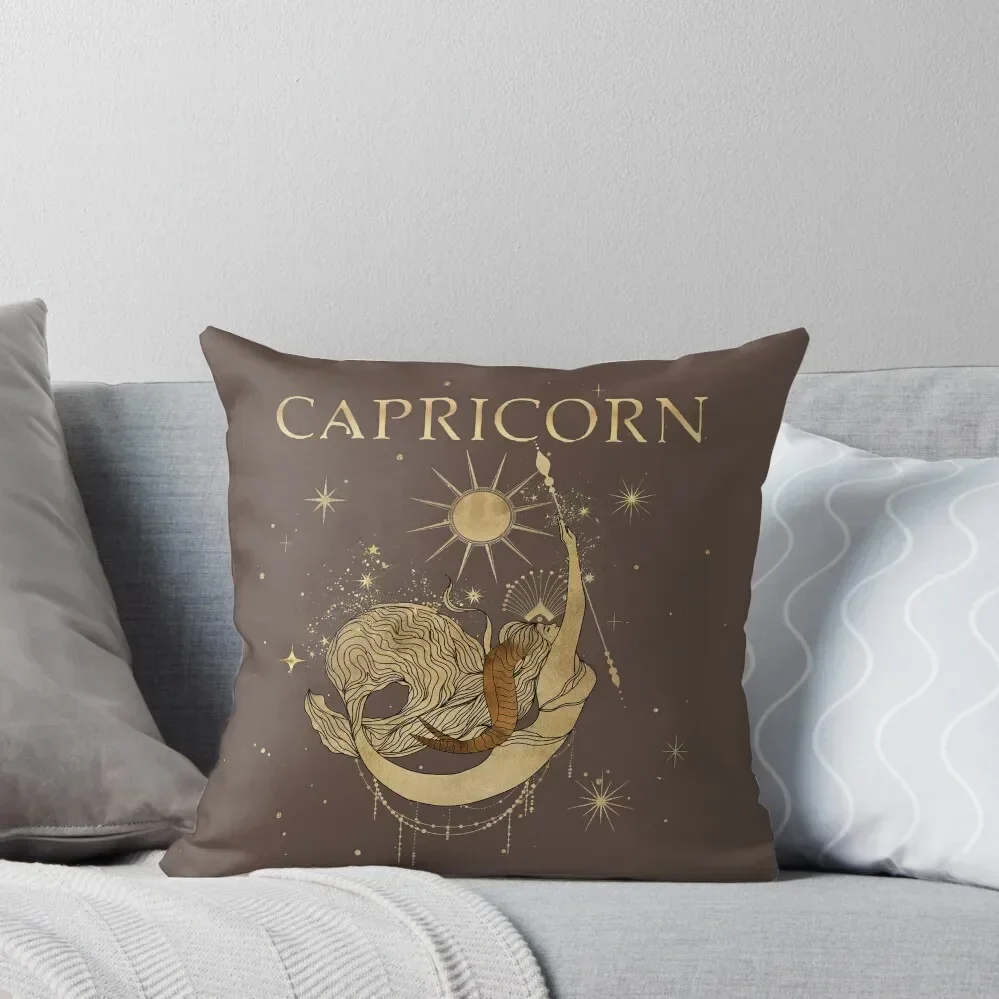 

Capricorn zodiac woman Throw Pillow Christmas Pillow Cases Christmas Pillows Sofa Cover pillow
