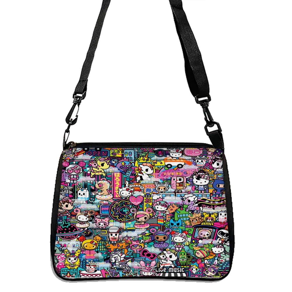 Tokidoki-Bolso de hombro para mujer, bandolera de viaje, informal, 5,23