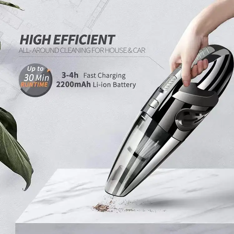 Portable Wireless Vacuum Cleaner Powerful Suction Rechargeable Handheld Vacuum Cleaner Quick Charge for Car Home Pet Hair view 5