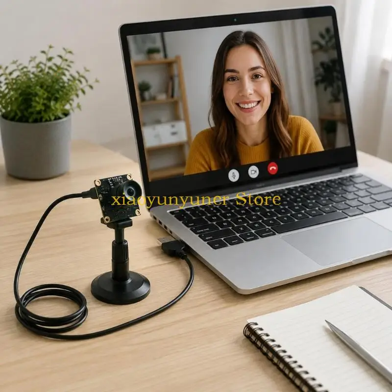 P9JB Wide-Angle USB Camera Module with 91.7-Degree Field of View, OS05A20 Component, 30fps Video and Integrated Sound Input for