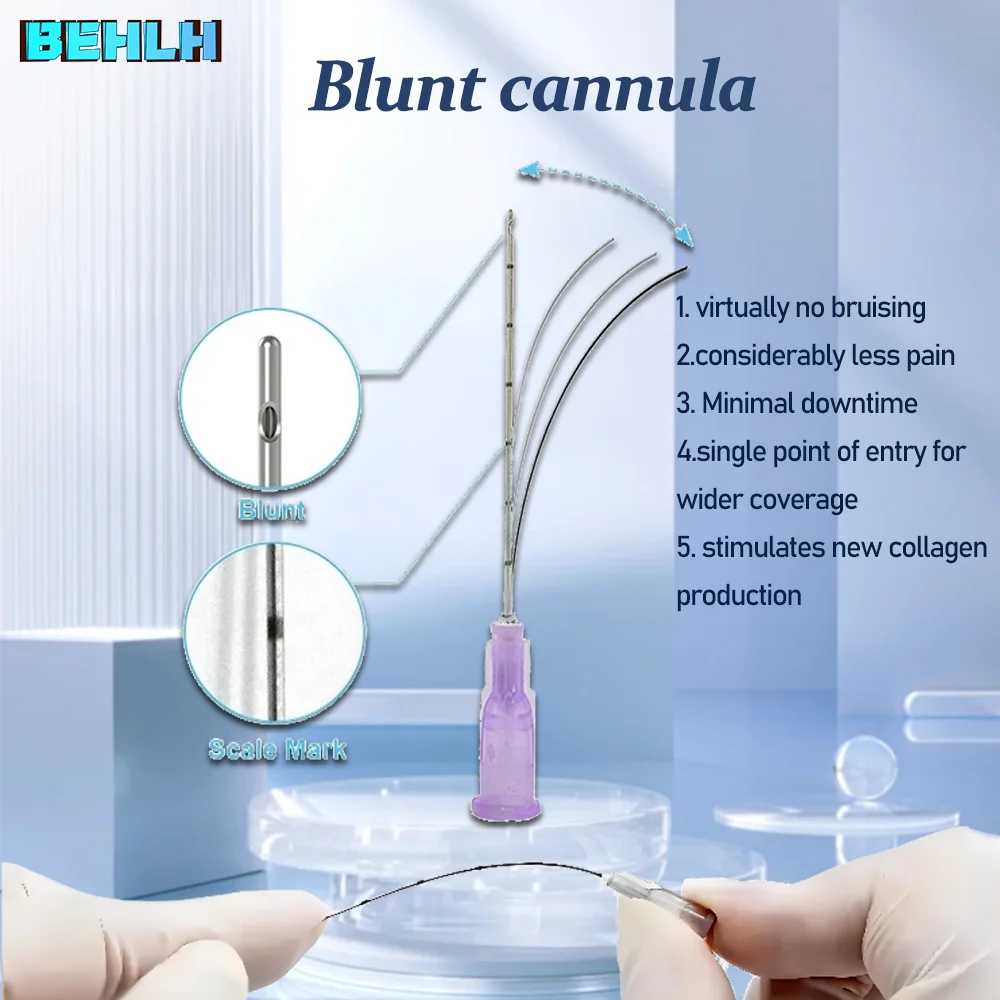 

Medical Disposable Blunt-tip Cannula 14G 90mm 22g 23G 25G 27G 18G 30G 50mm Blunt Fine canula Micro Blunt tip Cannula Tool Parts