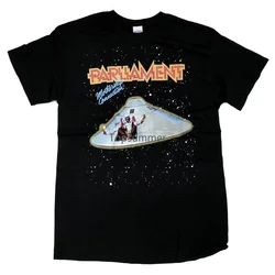 Parlamento Funkadelic Camiseta Conexão Mothership 100% Oficial George Clinton 100% Camiseta De Algodão, Tops T Atacado