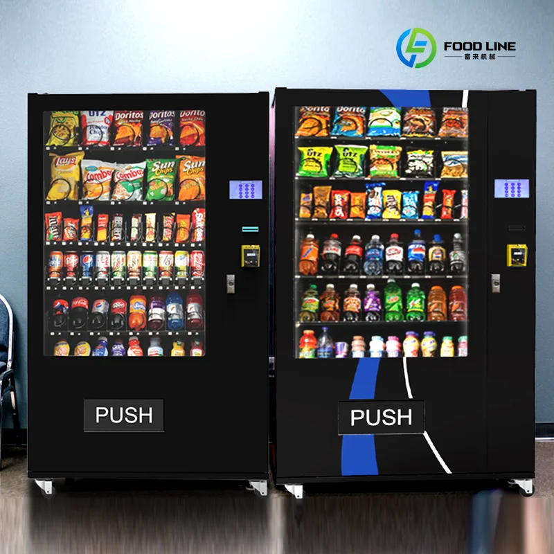 FL Self-service Digital Cost-effective Compact European Snack Vending Machine Distributeur Automatique Retail Items Custom