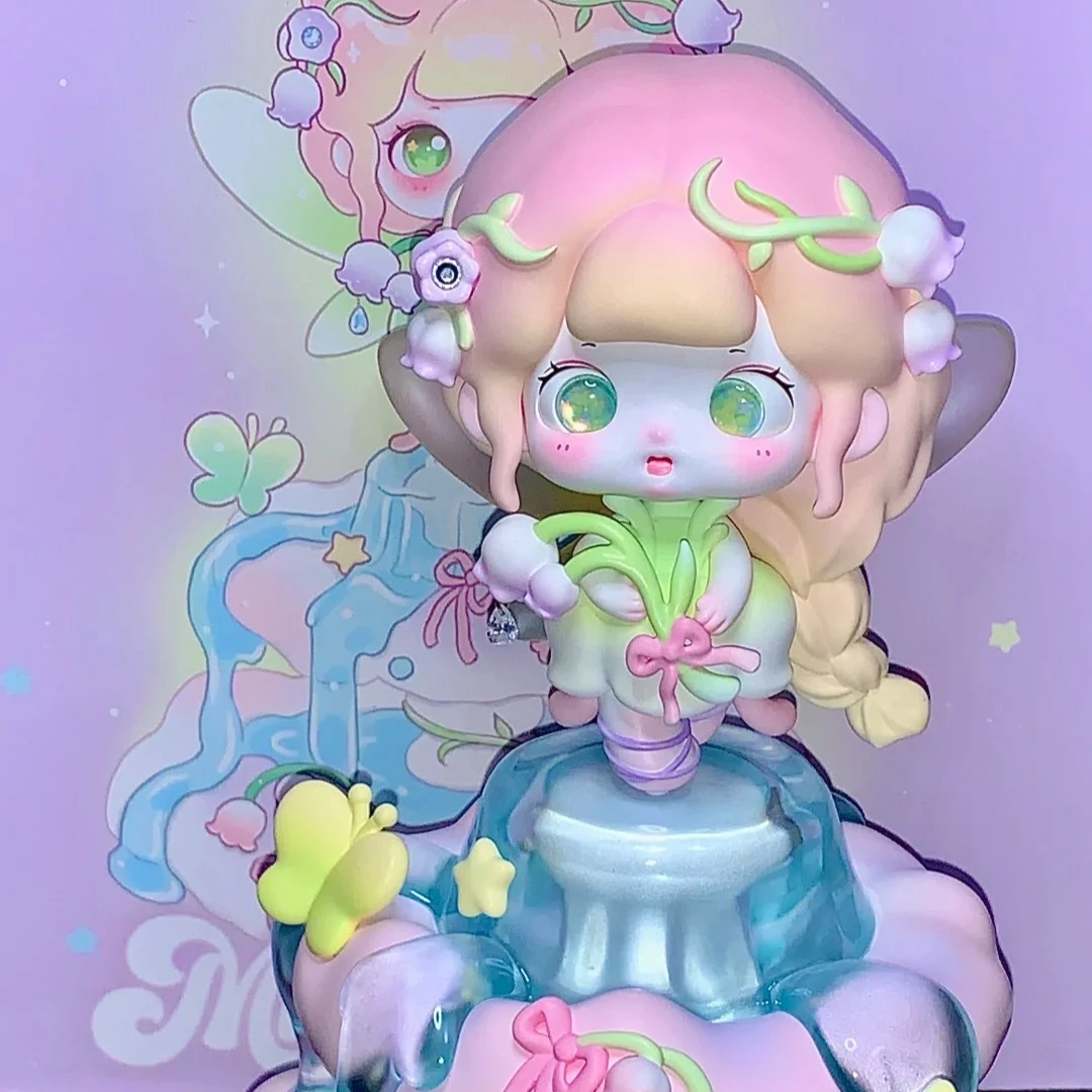 

L leyju Mikuku Doll Pink Fairy Little Ju Art Toy LIIZ Фигурка Хэллоуин Послеобеденный чай Милая девушка Пользовательская игрушка Кукольный друг DIY Подарок