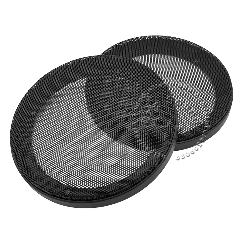 6.5インチスピーカーグリル変換ネットカバー車の家のオーディオ装飾サークル金属メッシュ保護180 # 黒