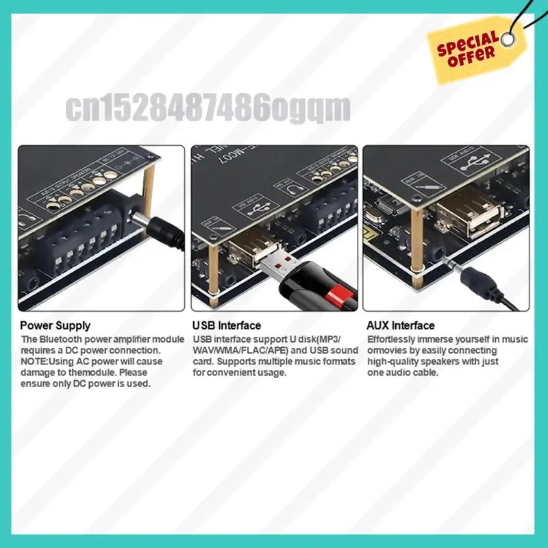 -ABJZ TPA3116 Modulo amplificatore stereo 12V-26V Modulo amplificatore stereo digitale ad alta potenza 2X 60W+150W