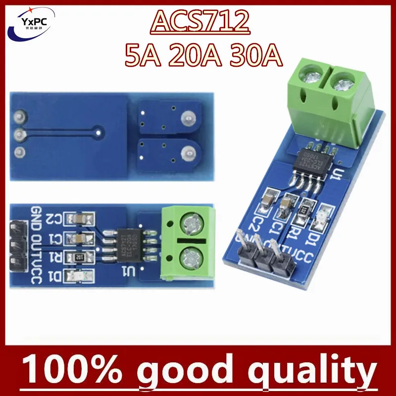 ACS712 Hall Current Sensor Module 5A 20A 30A Current detection board Hall current sensor 05B