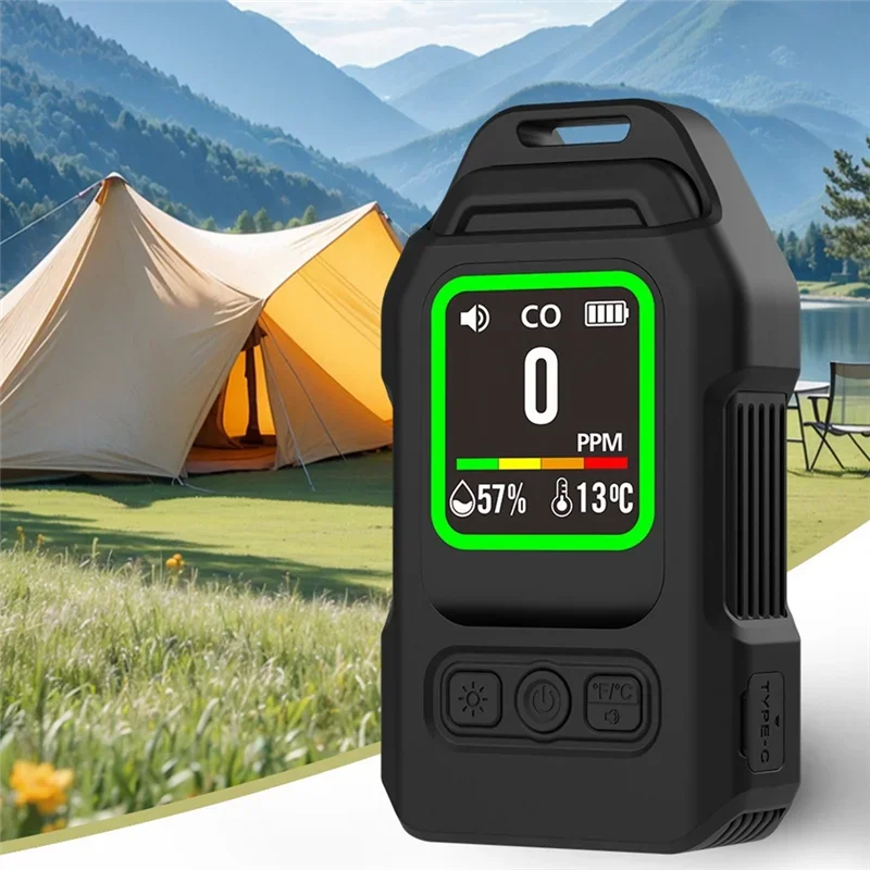 Portable temperature and humidity meter, household carbon monoxide concentration detection sensor