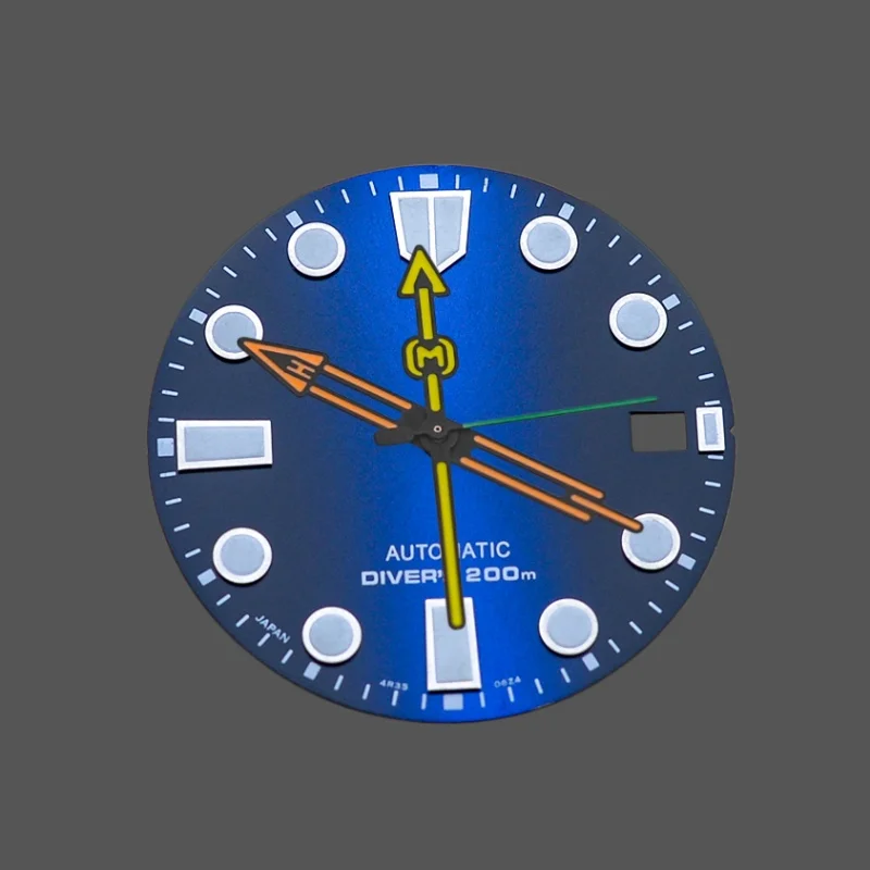

28.5mm Watch Dial HN35 Dial Pointer fit For SKX007 SPRD 6105 Watch Cases Green Luminous Dial Watch Dial Pointer Accessories