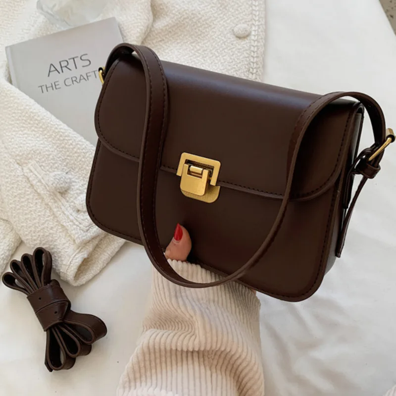 Temperament One-shoulder Bag Women's Messenger Fashion Simple Crossbody For Women Leather Handbags High Quality Luxury Exquisite