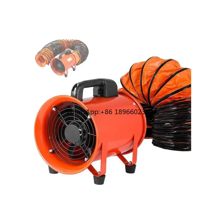 Best price Customized Colorful Electric Portable Ventilation Fans with blower pipe