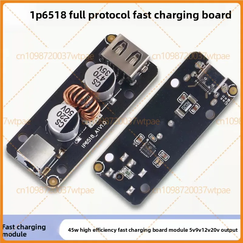 For IP6518 Fast Charging Module Full Protocol Support, 5V 9V 12V 20V Output QC3.0 FCP MTK High Efficiency Charging Board