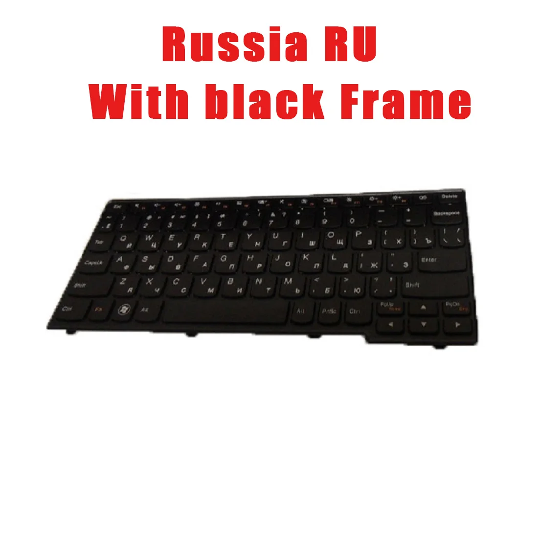 

Клавиатура ноутбука Lenovo S206 Россия RU 25201647 MP-11G23SU-686 с черной рамкой