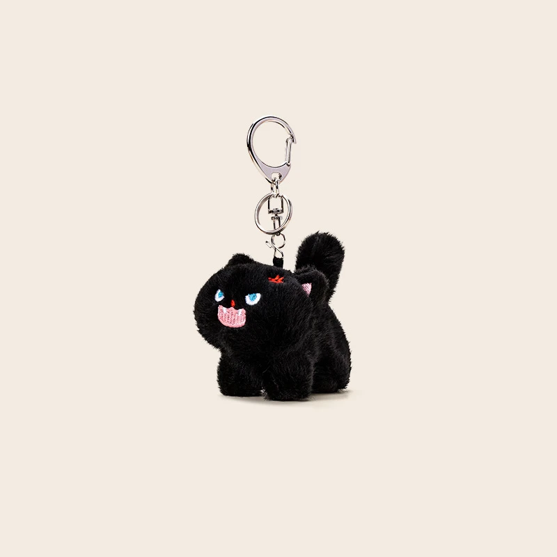 ตุ๊กตาแมวนุ่มนิ่มน่ารัก ของเล่นตุ๊กตาสัตว์นุ่มๆ สีขาวดำ ของขวัญน่ารักสำหรับเด็ก