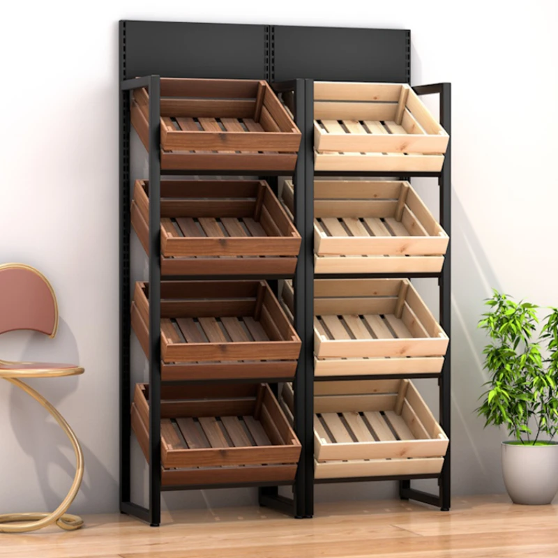 Kitchen Vegetable Shelf Fruit and Vegetable Snack Storage Rack Vegetable Basket Shelf Floor to Floor Multi-layer Storage Frame