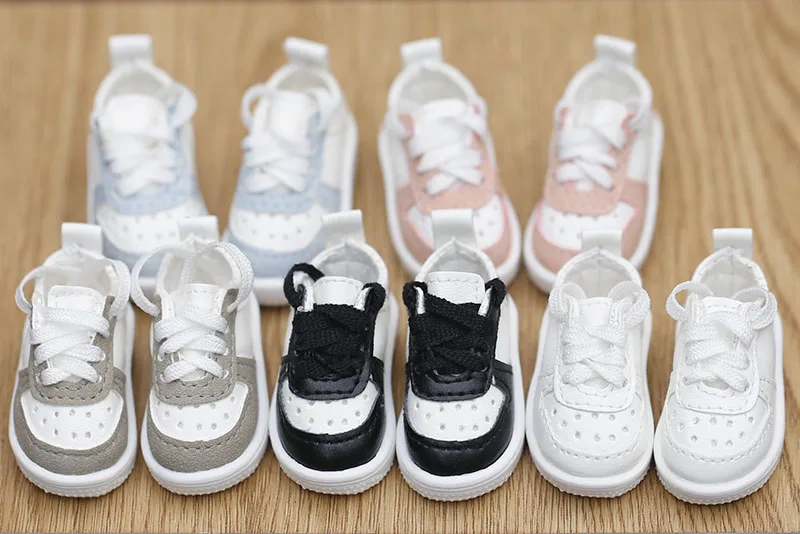 New 4.5cm 1/6 Scale BJD Sneakers Yosd Sport Shoes 1/6 Doll Shoes 30cm Doll Accessories