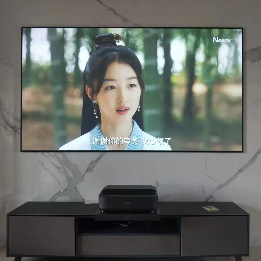 Pantalla ALR de marco fijo ultradelgado, nueva generación 16:9, 7mm, especialmente para pantalla de Proyector láser, para webax AZ9120SP