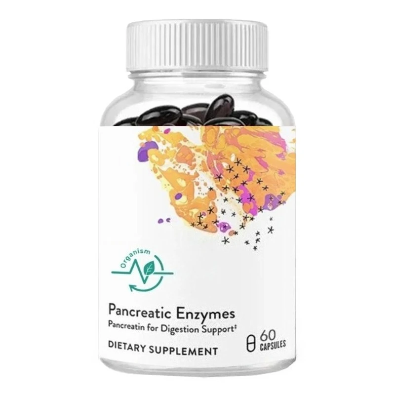 

Pancreatic Enzyme - Helps with Digestion Support and Nutrient Absorption -60 Capsules