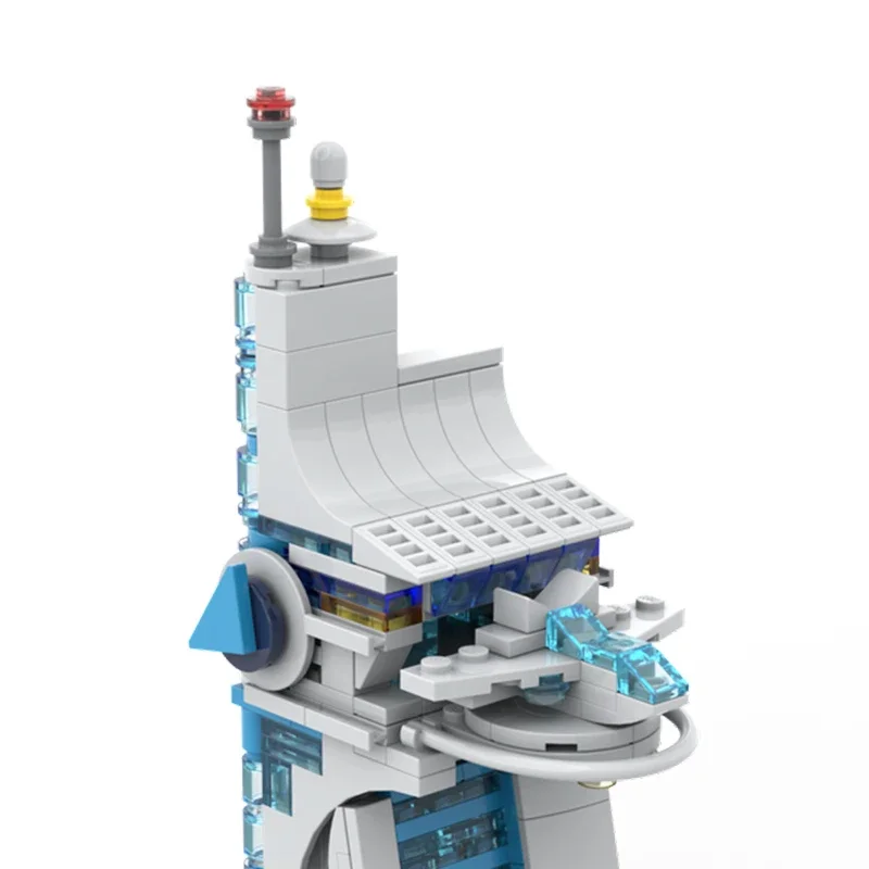 Moc 580PCS Mini 76269 Battle Tower Modular Model Building Block Assembly Brick Classic Architecture toy for Boy  present