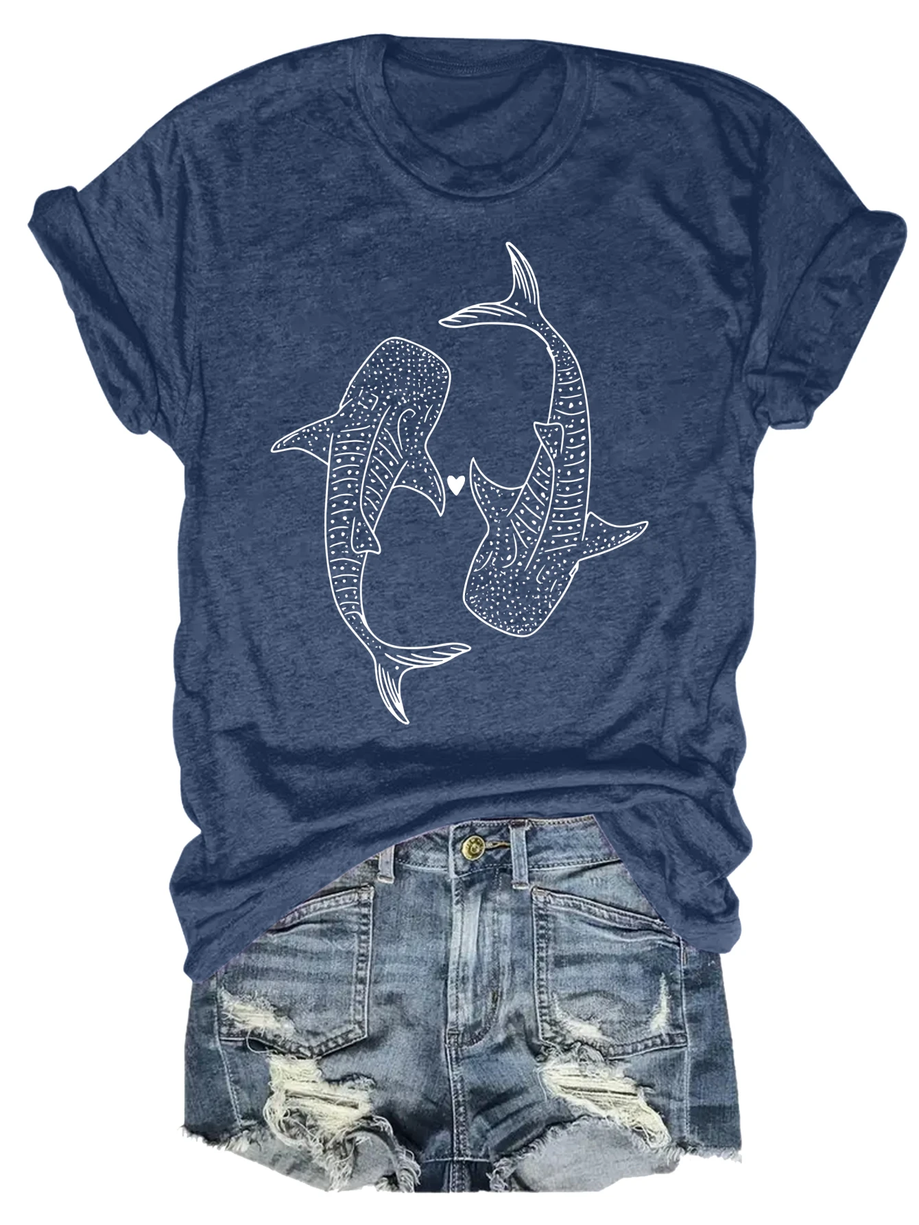 Women's plus size tank top Wha - đánh giá và giá Aquarium Fish Shark