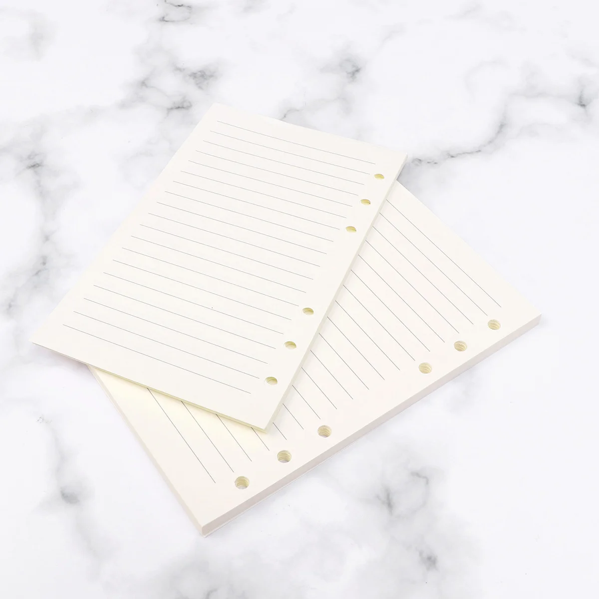

240Pcs Loose Leaf Paper Sheets Premium Quality Smooth Writing Transverse Lined Paper Fits 6 Ring Notebook Planner Diary Inner