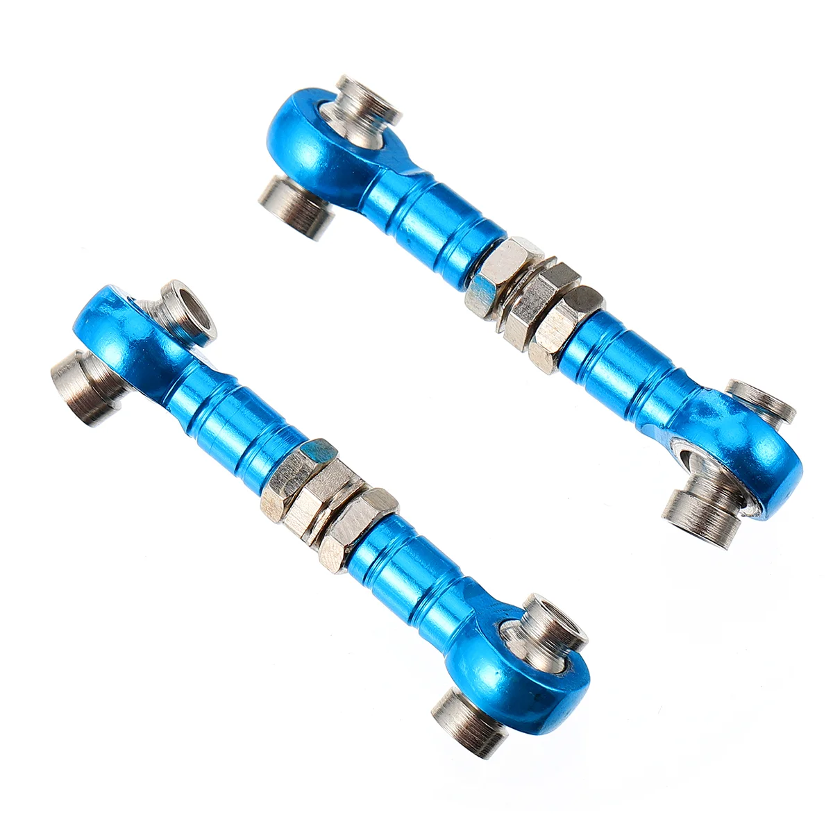 

2 PCS Steering Gear Pull Rod Linkage Rods Rc Tie Linkages Servo Adjustable for Truck Car Part