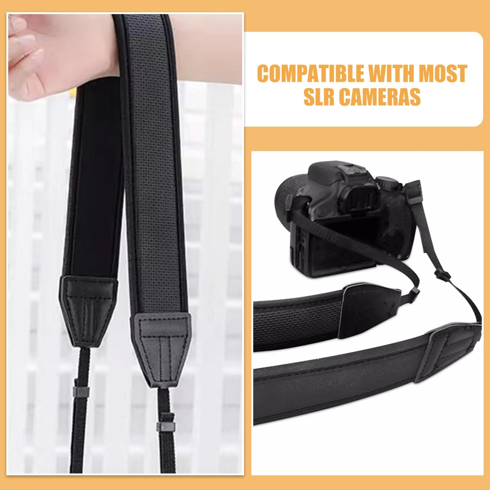 

2 Pcs Camera Strap Neck Straps Shoulder Quick Release Digital Adjustable Diving Foam Material