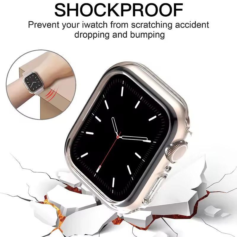 Cover for Apple Watch Case 46mm 40mm 45mm 41mm PC Protector Bumper Protective Shell for iWatch Series 11 10 9 8 7 SE 3 6 Ultra 3 - Image 3