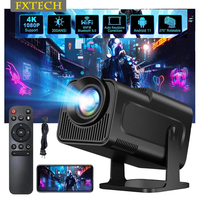 KaiAqua HY320 Mini Upgrade Native 720P Android 11 Projector 300ANSI Wifi6 BT5.0 4K Cinema Outdoor Portable 180°Rotable Projector