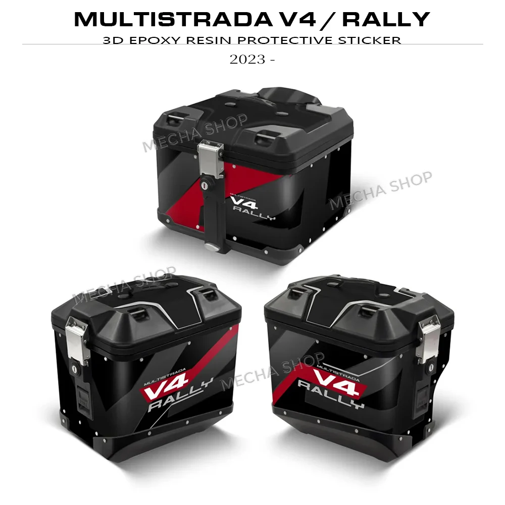 

Suitcase Stickers for Multistrada V4 Rally Red Case Touring Trunk Graphic Decal