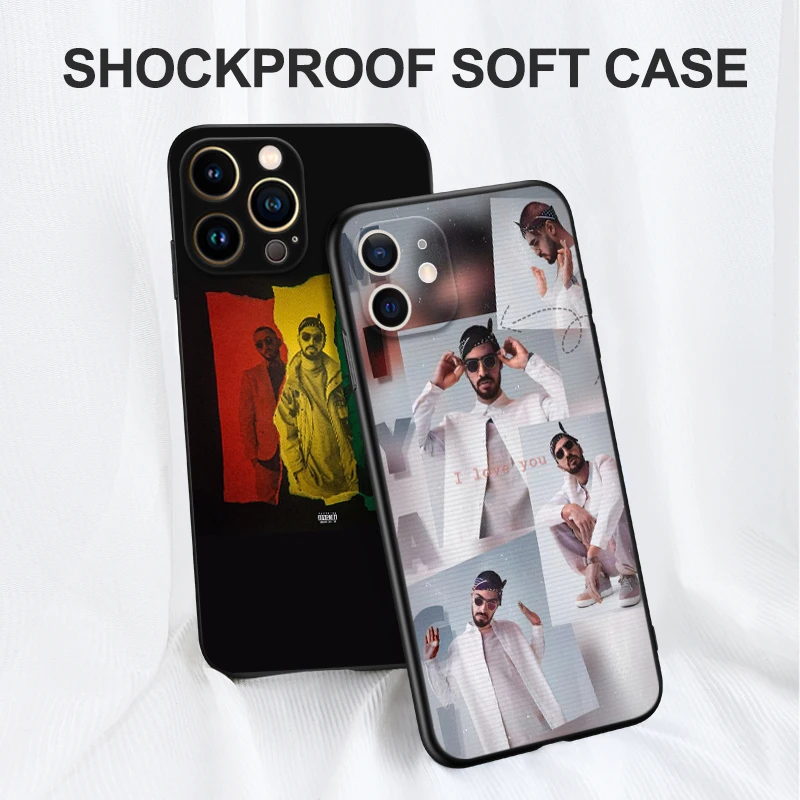 Black tpu case for iphone 5 5s se 2020 6 6s 7 8 plus x 10 XR XS 11 12 13 mini pro MAX back cover Hajime MiyaGi Andy Panda