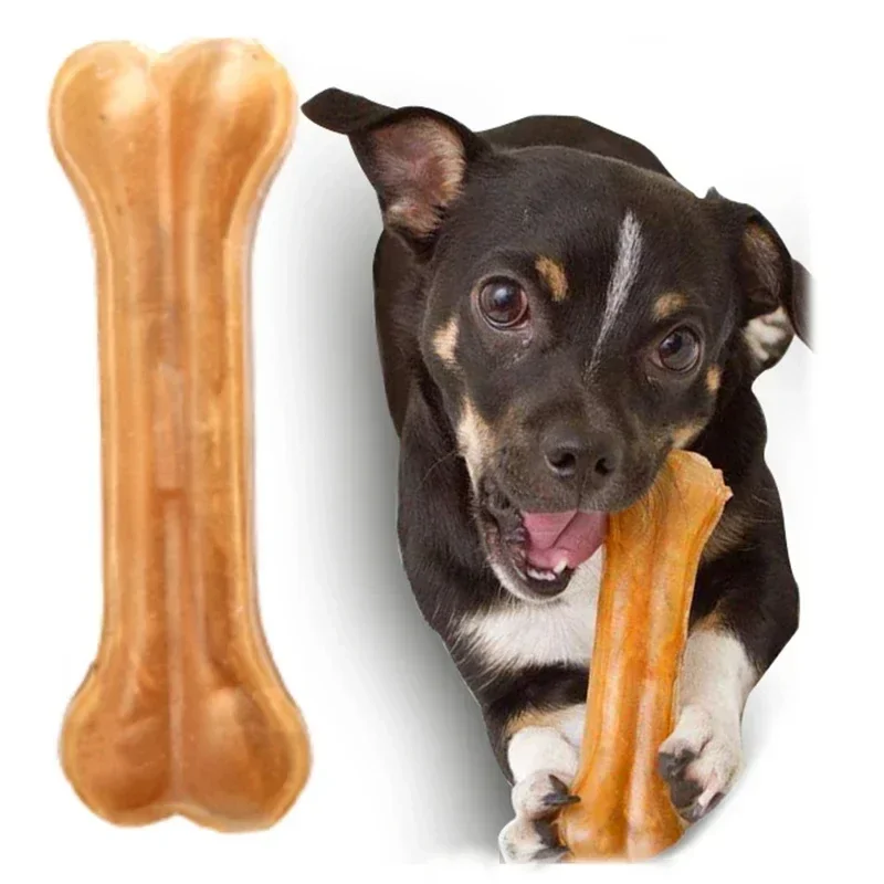 BiteResistant Puppy Big Dog Cowhide Bone Clean Teeth Pet Dog Snack Food for Small Medium Large Dogs Pitbull Chew Pets Supplies