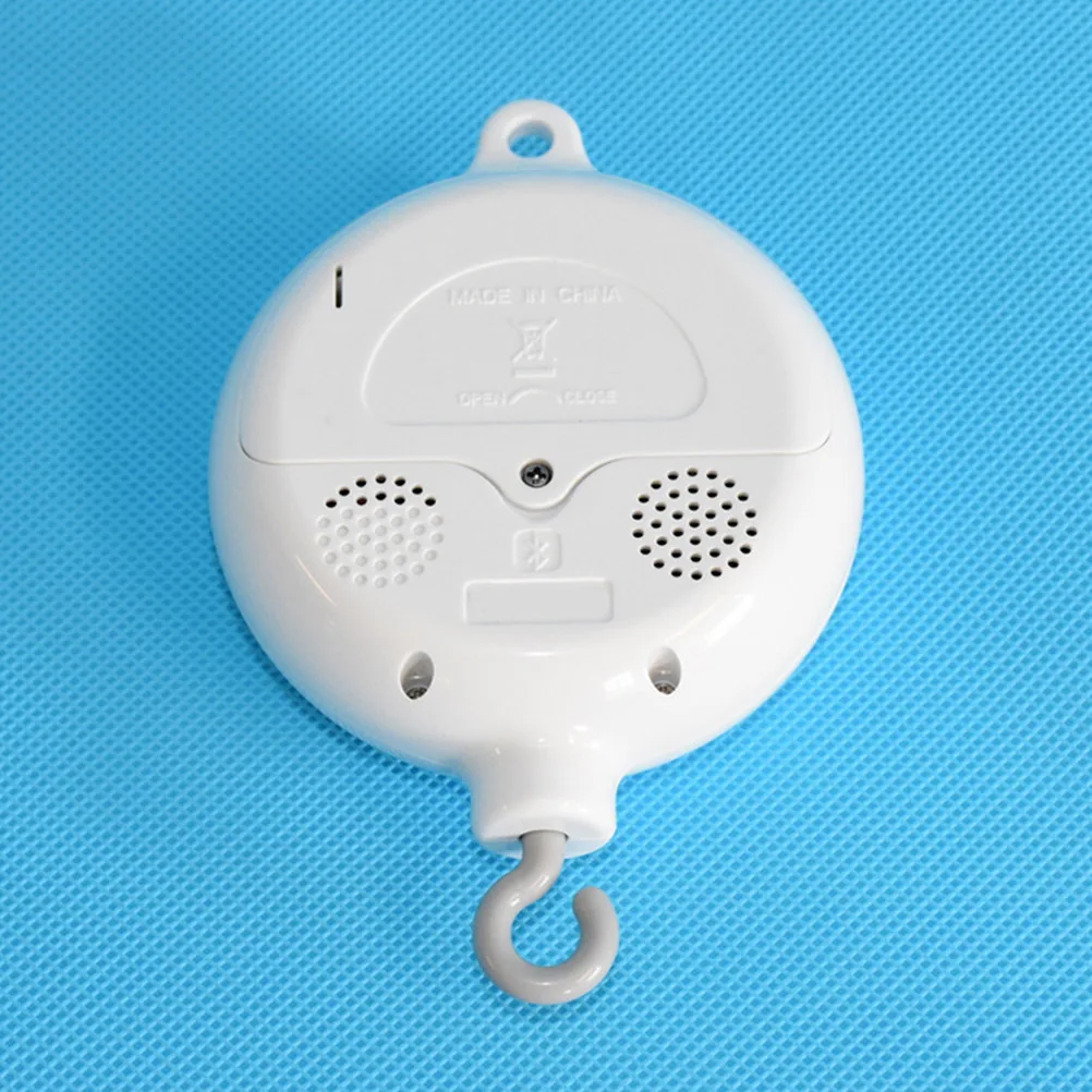 

Crib Bell Music Box Boxes Baby Bedding Musical Mobile Play Adjust White Ring Accessorie