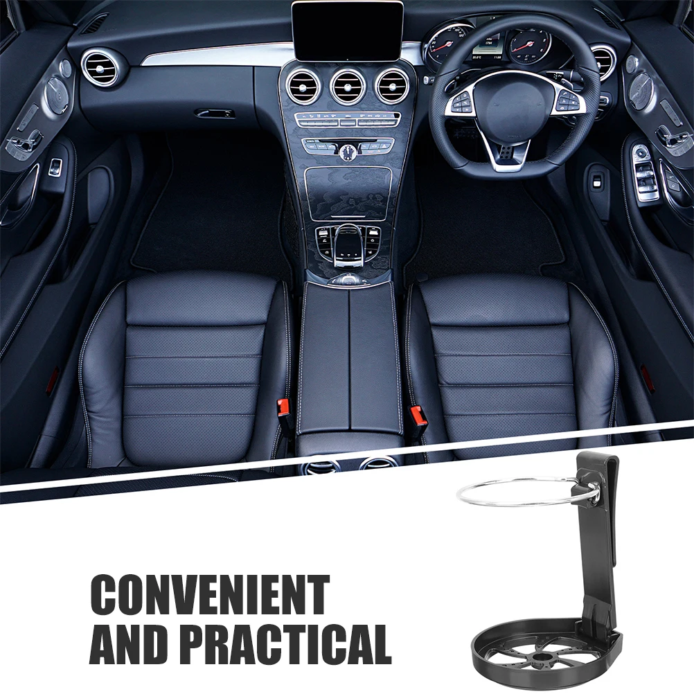 

2pcs Car Storage Box Black Cup Holders for Automotive Vehicle Headrest Beverage Drink Accessories Car Interior Organizers
