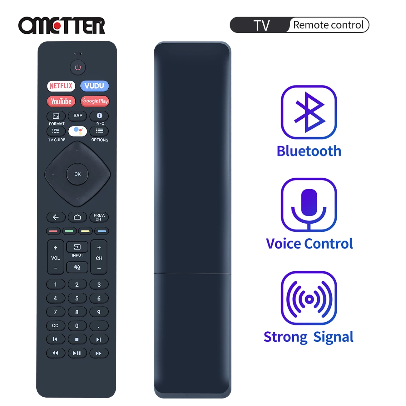 New RF402A-V14 Original Voice Remote Control for Philips Android Smart TV 43PFL5704/F7 50PFL5604/F7 65PFL5604/F7 75PFL5704/F7