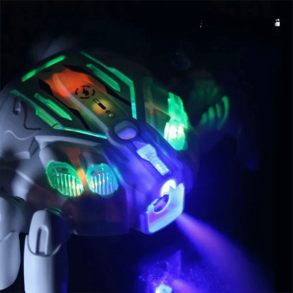 LED Lights Electric Spray Crawling Crab Sound Effects Music Light Simulation Animal Auto-Drive Multi-Function