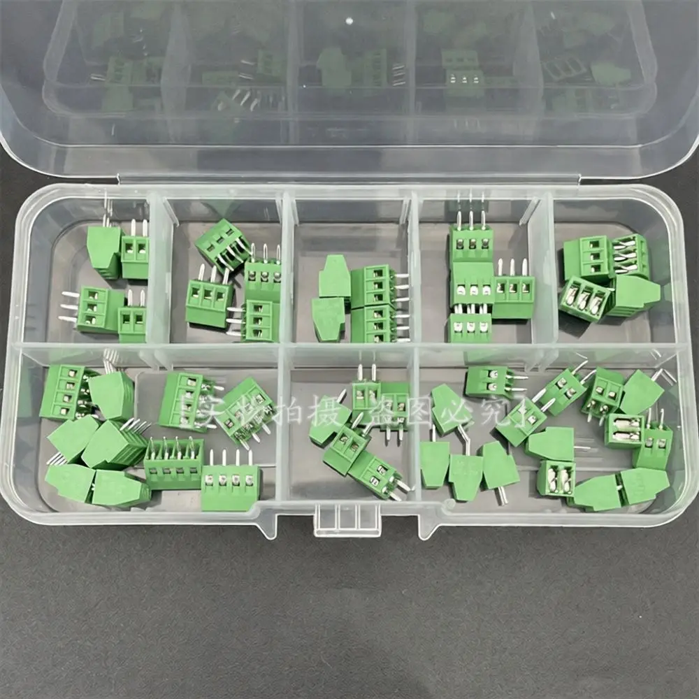 PCB Board Screw Terminal Connector DG308 KF128 2.54mm Pitch Electrical Circuit Fastening Module Wire Adapter Kit
