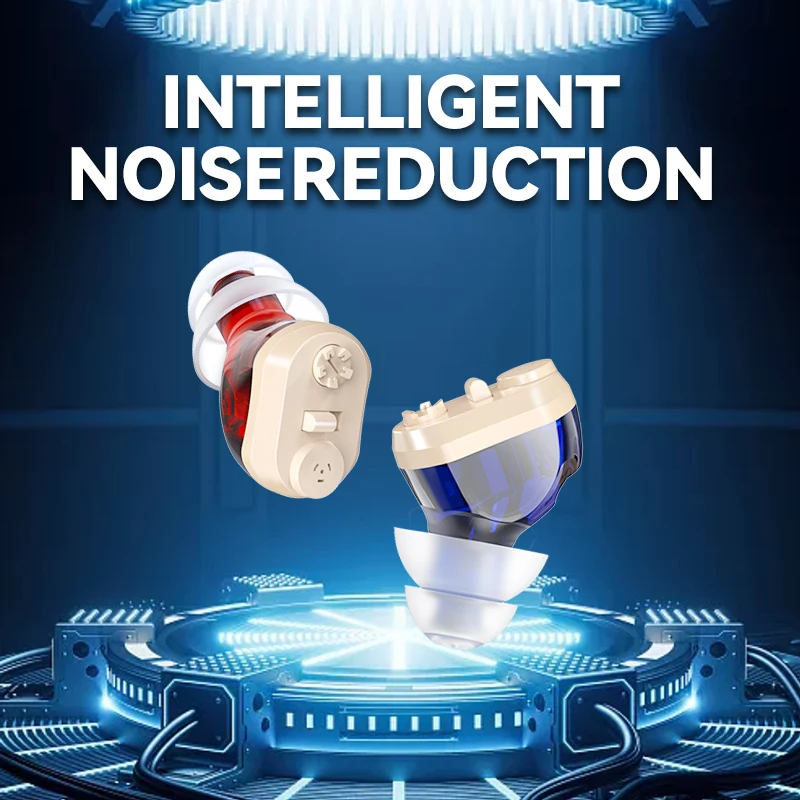 Wholesale Invisible Type-c Rechargeable Hearing Aid Price Manufacturer Sound Amplifier CIC Hearing Aid Amplifier Mini Ear