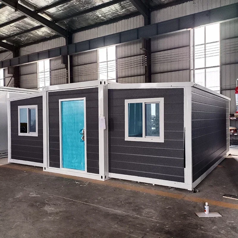 High Quality Prefabricated Portable Mobile Tiny Home 3 Bedroom Prefab Living Villa 20Ft Expandable Container House