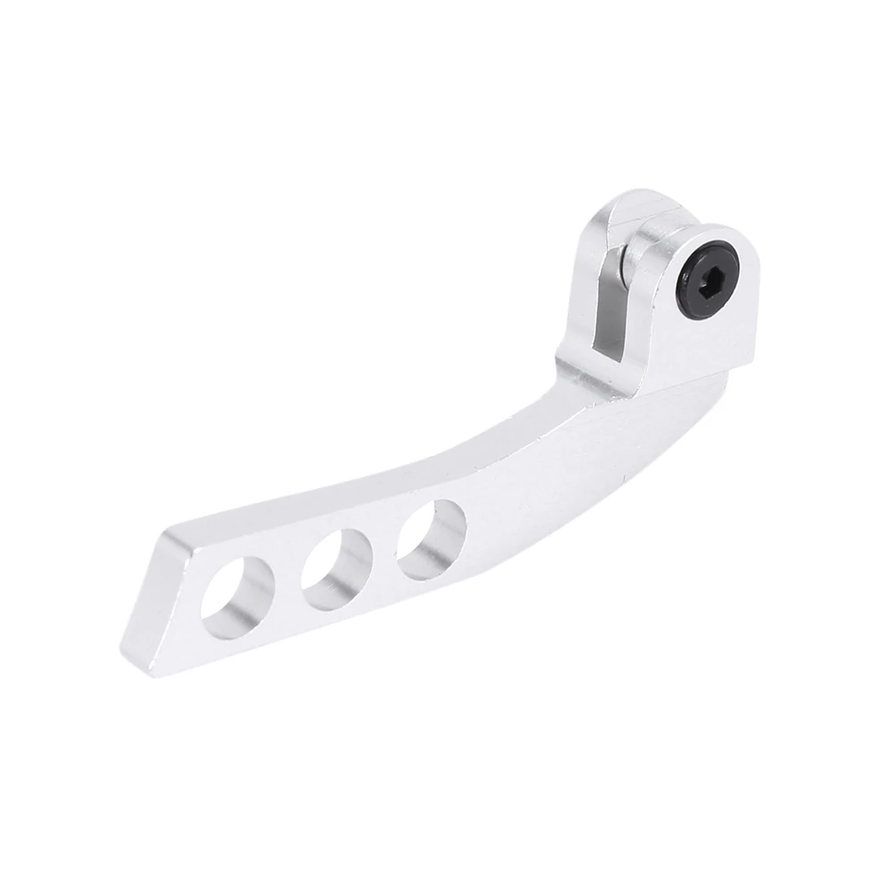 AA84 2X Metal transmisor de 4 orificios correa para el cuello ajustador equilibrador para Futaba Radiolink Frsky X9D, plata Vertical